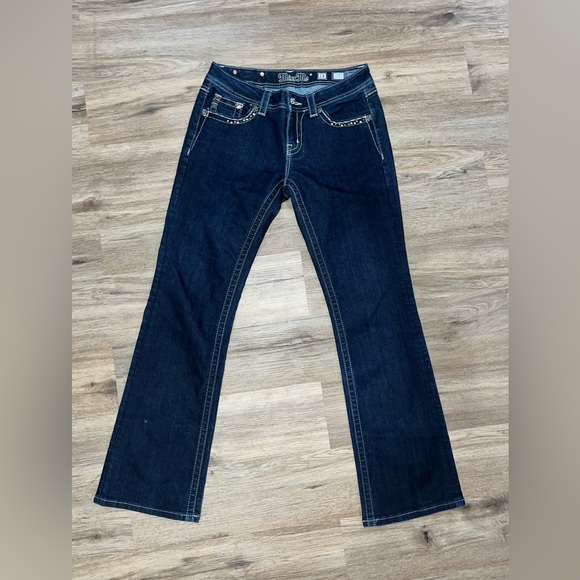 Miss Me Women's Dark Blue Jeans - Picture 2 of 4